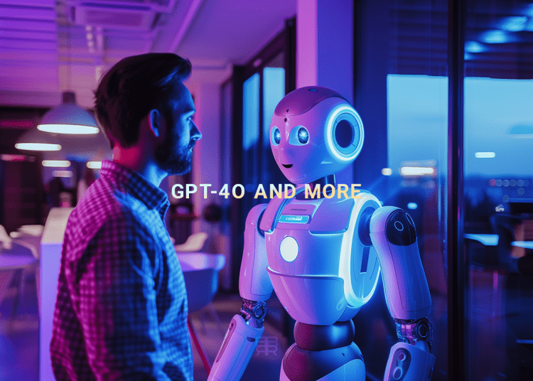 A photorealistic image of a person having a conversation with a ChatGPT interface that includes both text and an image display. The person could be pointing to the image or reacting to it.