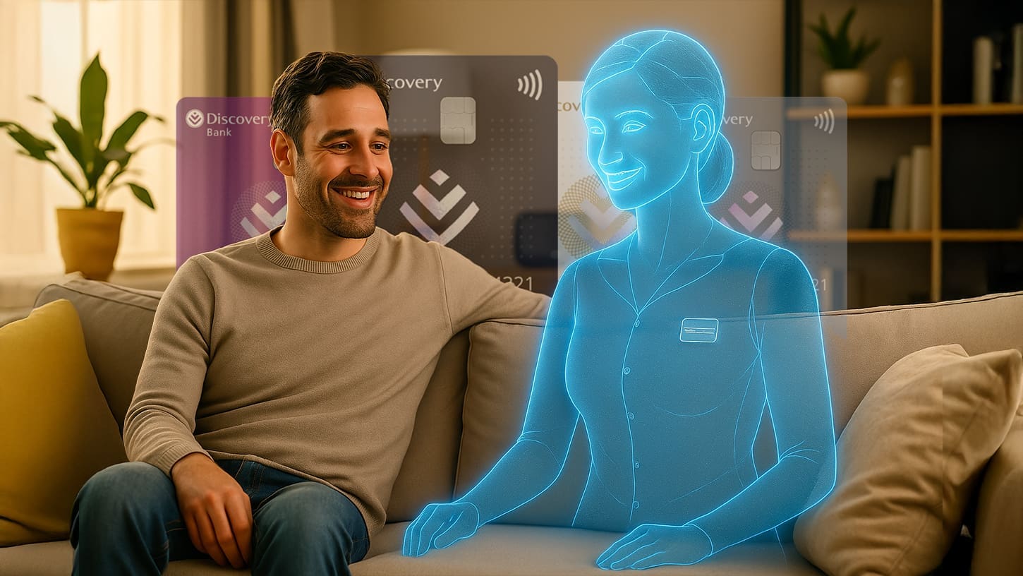 Discovery Bank 2025 new cards and mobile app showcasing latest innovations in digital banking and AI-powered features.