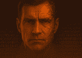 Portrait of a man’s face partially pixelated, symbolizing deepfake identity fraud in the age of AI and Fraud-as-a-Service (FaaS)