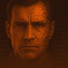 Portrait of a man’s face partially pixelated, symbolizing deepfake identity fraud in the age of AI and Fraud-as-a-Service (FaaS)