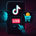 Illustration of TikTok 2025 guideline changes showing AI content, LIVE streaming, and monetization icons.