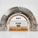 A 3D structural diagram of the Bybit "All-In-One" financial ecosystem, categorizing Real-World Finance, Crypto services, and Real-World Outcomes.