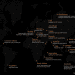 A global map showing Bybit's licenses and registrations across various countries including India, South Africa, and Argentina.