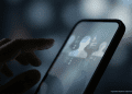 Teen access to AI characters restricted on Meta platforms, shown through a smartphone interface with fading AI avatars.