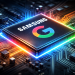 AI-generated illustration of a Samsung-branded processor chip integrated with Google Gemini AI, shown on a motherboard using Google’s signature colors to represent large-scale AI deployment across Samsung devices.