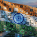An artistic representation of the Indian flag constructed from glowing AI microchips and circuit boards, symbolizing the 2026 Global AI Summit in New Delhi.