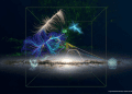 A high-resolution mapping of the Vela-Banzi supercluster discovery by UCT astronomers, showing galactic flows behind the Milky Way.