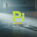 Minimalist editorial 3D rendering of the Pi by MTN logo centered on a dark textured floor with a glowing digital ripple effect, representing MTN's digital network disruption in South Africa.