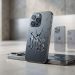 A high-quality 3D render of modern smartphones with cracked glass backs depicting a declining economic chart, symbolising the 11% drop in smartphone shipments for Q2 2026.